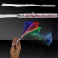 14" Fiber Optic Light Up Wand w/ Silver Handle